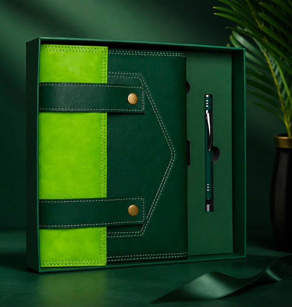 The Emerald Dual-Tone Executive Set